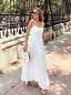 Vestido Laura Perforado Blanco